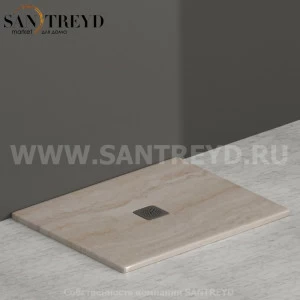 DT100SB Душевой поддон 100x80 керамический Globo