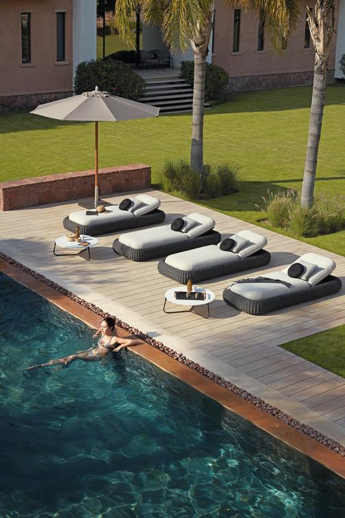 MNST142 Журнальные столики pcsts белые f8 ⌀42см Manutti Mood - Вид №6