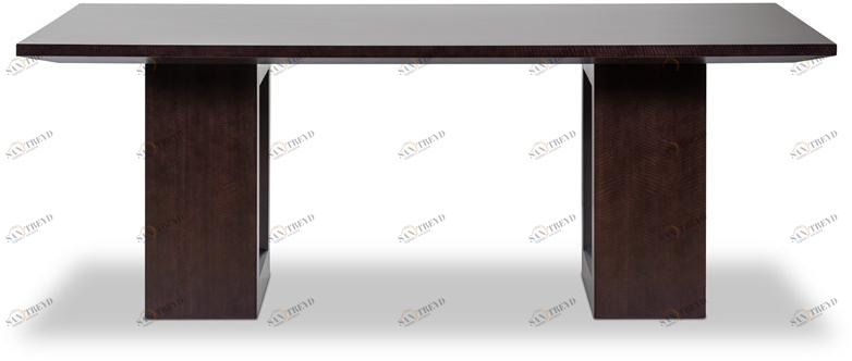 Stylish Club Прямоугольный обеденный стол из фанерованной древесины Manhattan Scf.m11