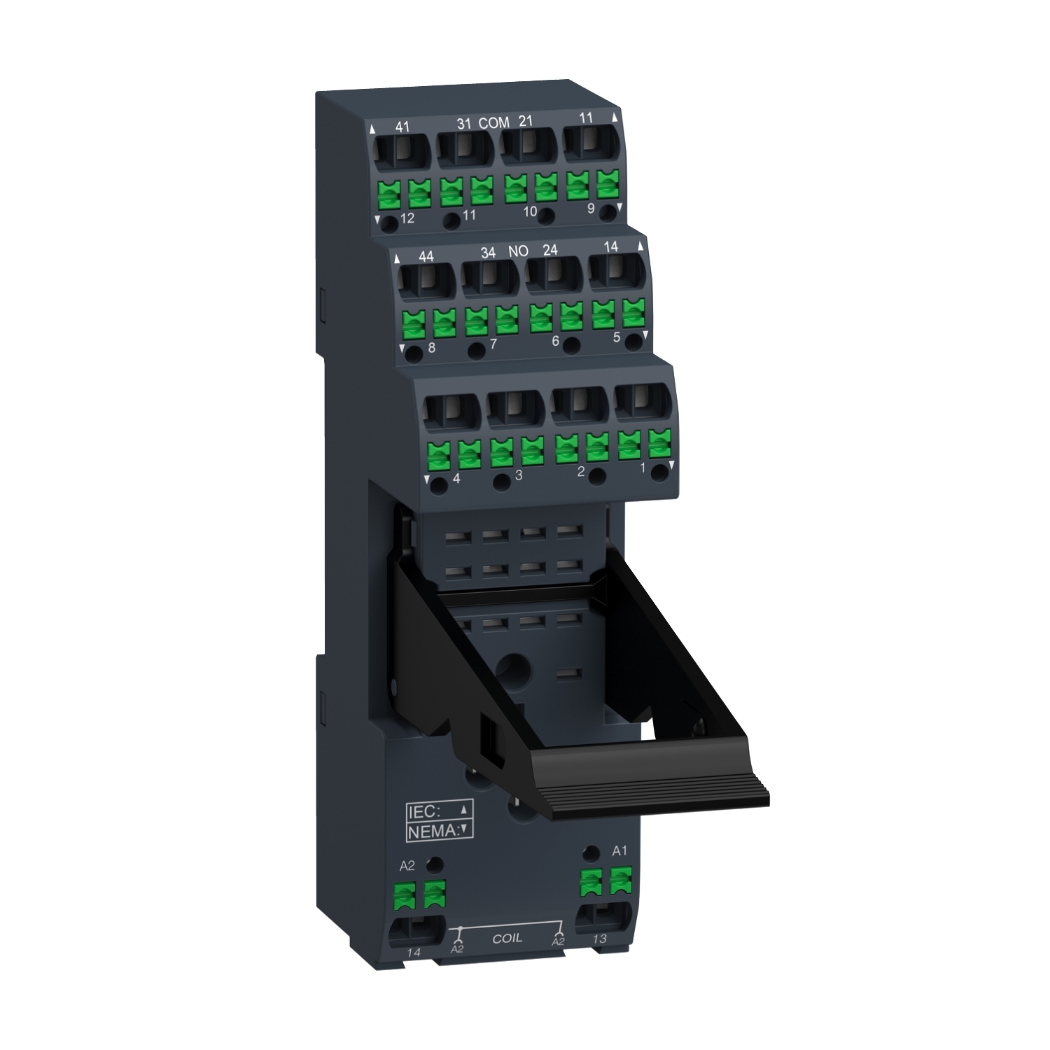 RXZE14P Розетка push-in для реле RXM2/RXM4 Schneider Electric Электромеханическое реле HarmonyРеле времени Harmony 