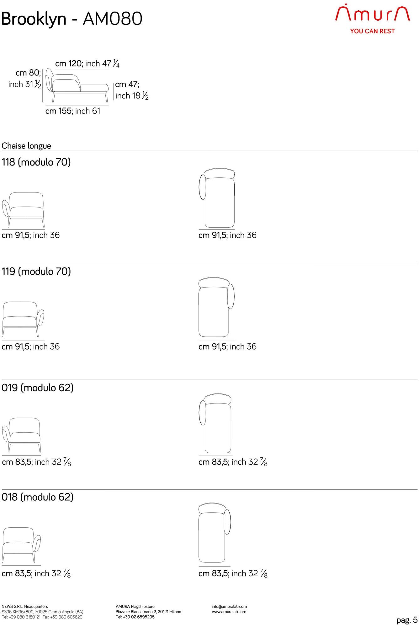AMURA 3-х местный тканевый диван Brooklyn sun-id-1492327 - Вид №11
