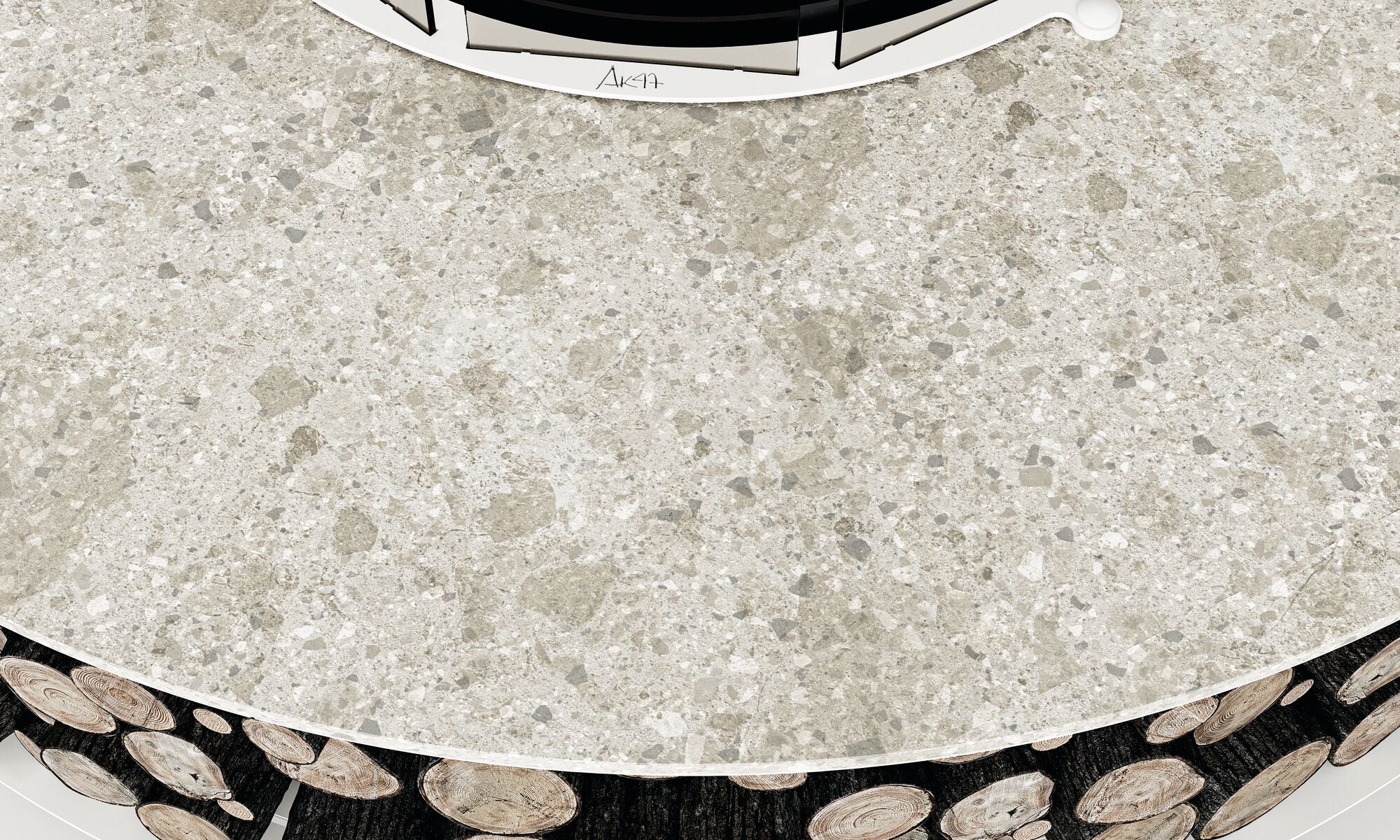 Жаровня с керамогранитным верхом Ak47 Design ZERO KERAMIK ARCH-00035806 - Вид №15