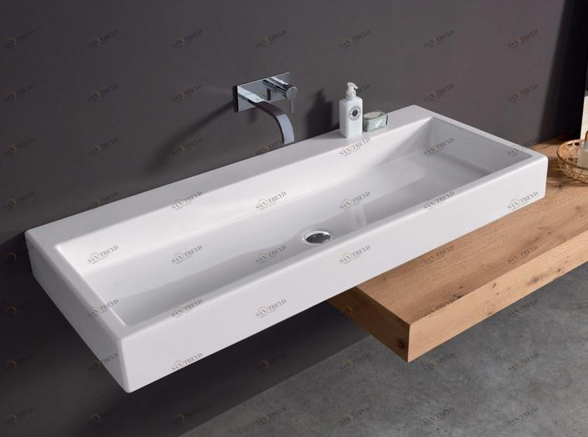 Подвесная раковина настенная овальная Nic Cool белая sun-id-1461021