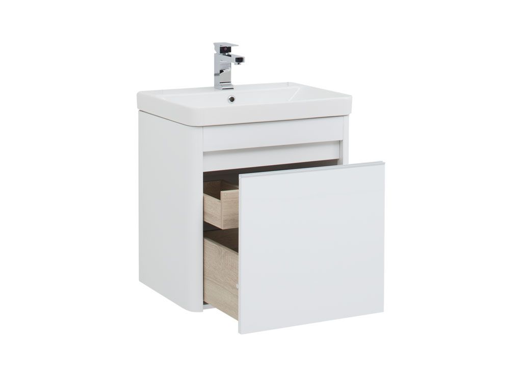 Тумба с раковиной Aquanet Вилора 60 белый 0019987500182311 - Вид №1