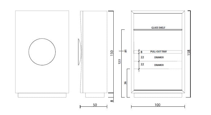 Мебель из ископаемого дуба Teúkhō SELĒNĒ ARCH-00046549 - Вид №5