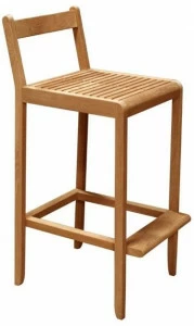 MOBIKA GARDEN Садовый стул из тикового дерева с подставкой для ног Saki