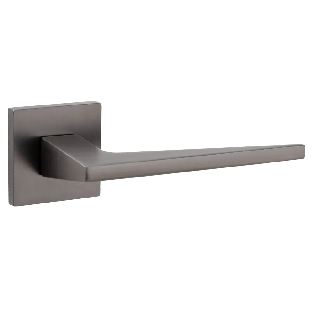 Дверная ручка на розетке Armex H-30171-A без запирания цвет графит STLM-2159181 - Вид №1