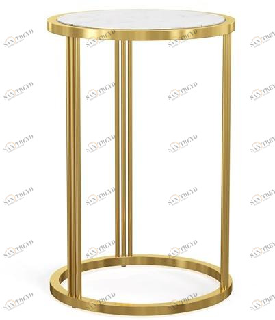 DWFI Круглый столик из мрамора  00002409 