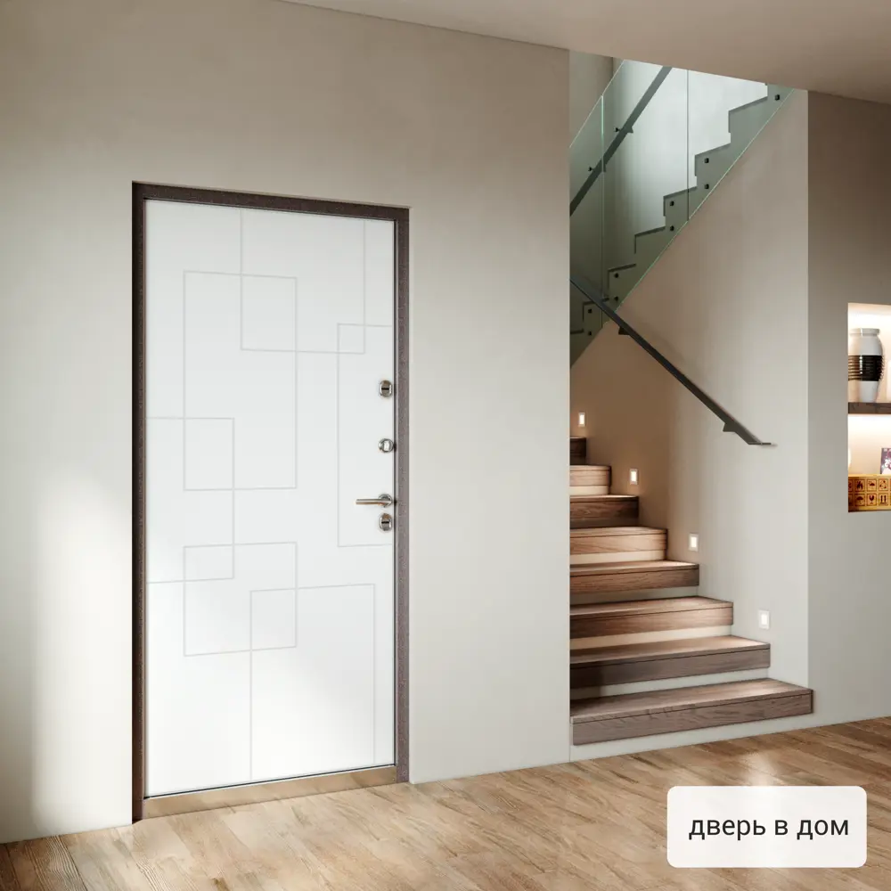 Дверь входная металлическая Термо 95x205 см левая цвет ринго белый TOREX STLM-2166274 - Вид №15