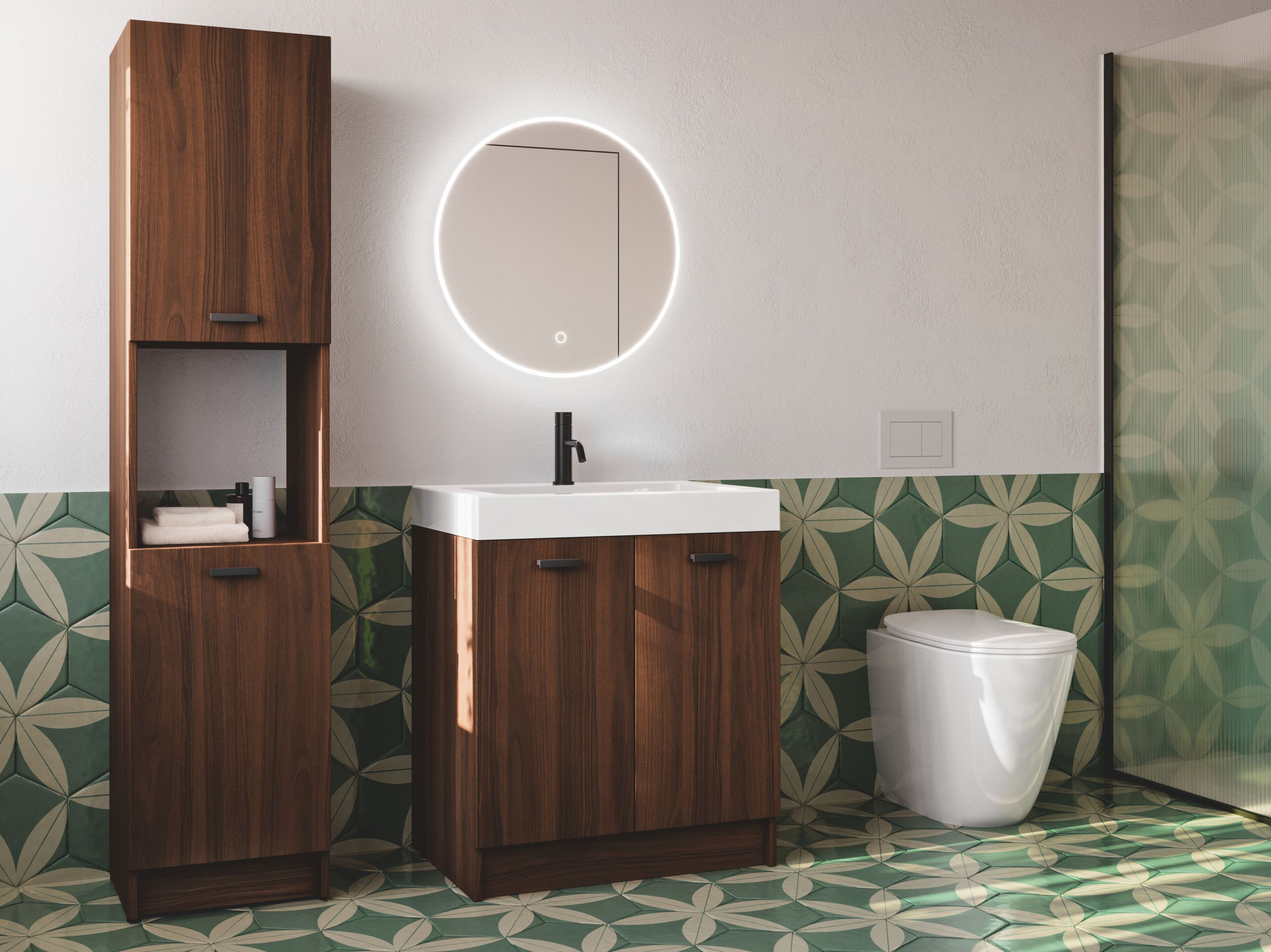 Меламиновая напольная раковина со встроенной раковиной COLAVENE Alaqua ARCH-00031326 - Вид №1