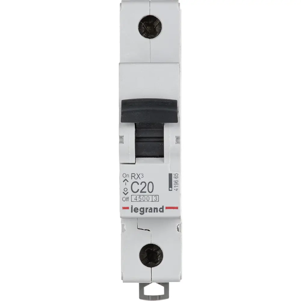 Автоматический выключатель Legrand RX3 1P 20А с защитой от перегрузок 89334876 STLM-1351341 - Вид №2