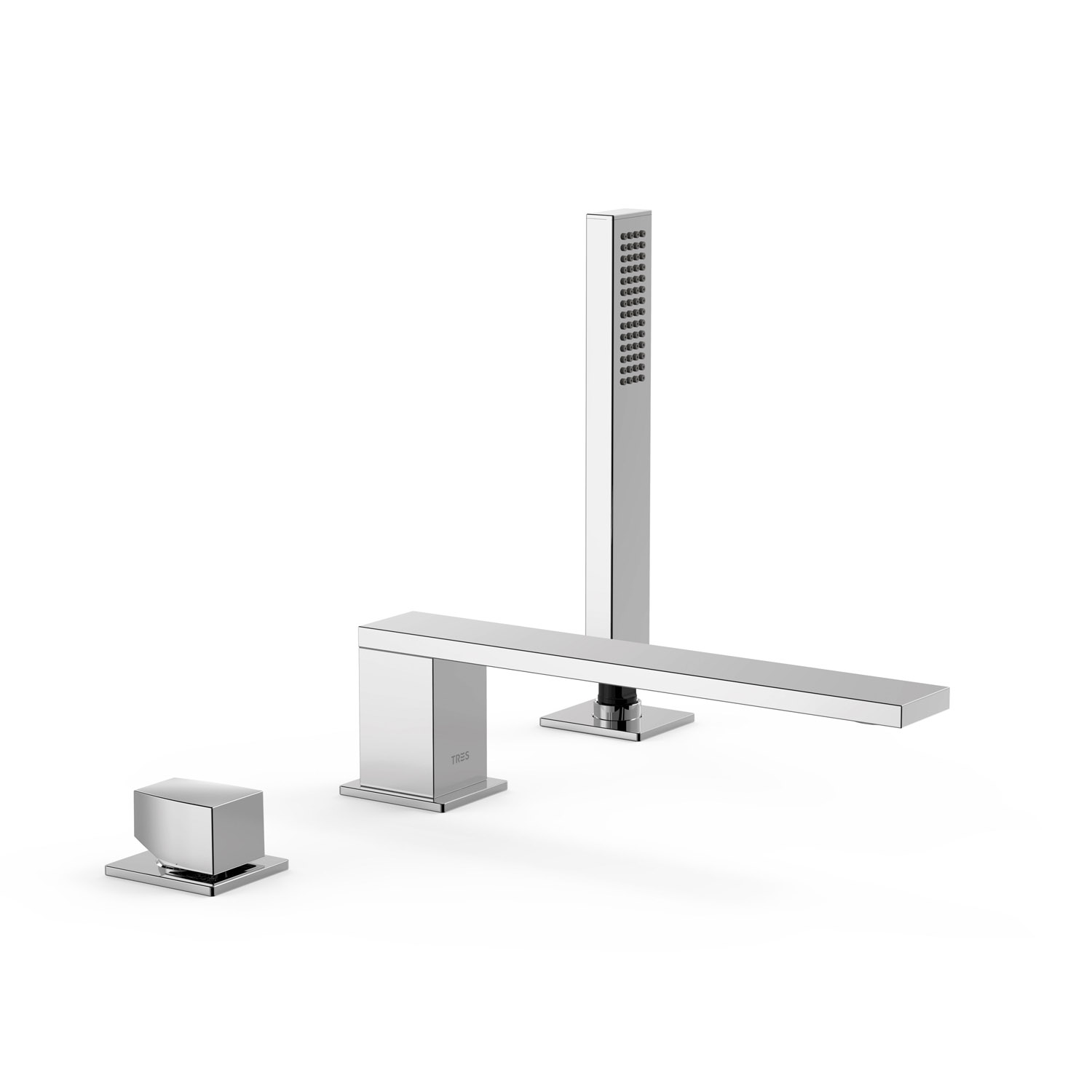 ТОНКИЙ смеситель для ванны с одной ручкой -20216102 TRES 