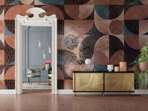 Inkiostro Bianco Геометрические обои сусального золота Goldenwall 2020 Inkvink2001,2