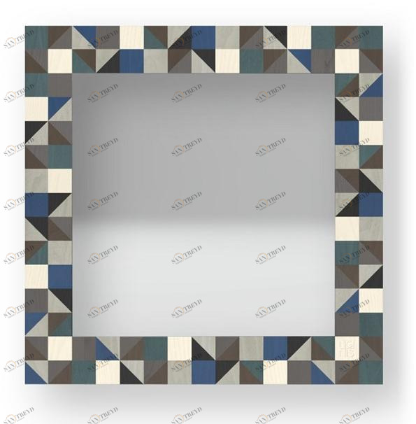 LIGNIS® Квадратное настенное зеркало в раме Dolcevita brio 12.025