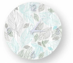 LIGNIS® Настенные часы из дерева с лепниной Dolcevita nature 10.057 / 10.135