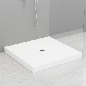 705002 Душевой поддон из акрила h9 с антислипом белый в комплекте с сифоном., цвет Белая глазурь Kerasan DOCCIA Италия