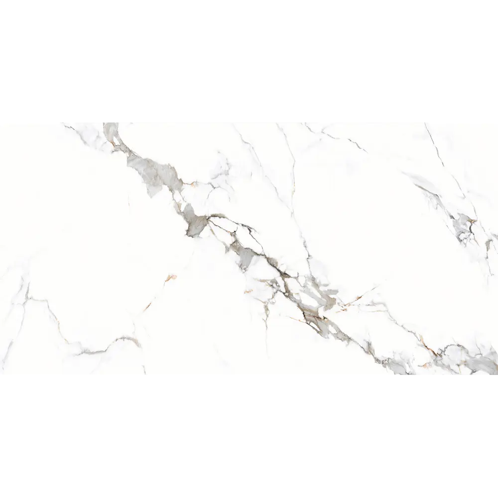 Глазурованный керамогранит Galaxy Statuario 80x160 см 2.56 м² матовый цвет белый Santreyd CARVING STLM-2061391 - Вид №1