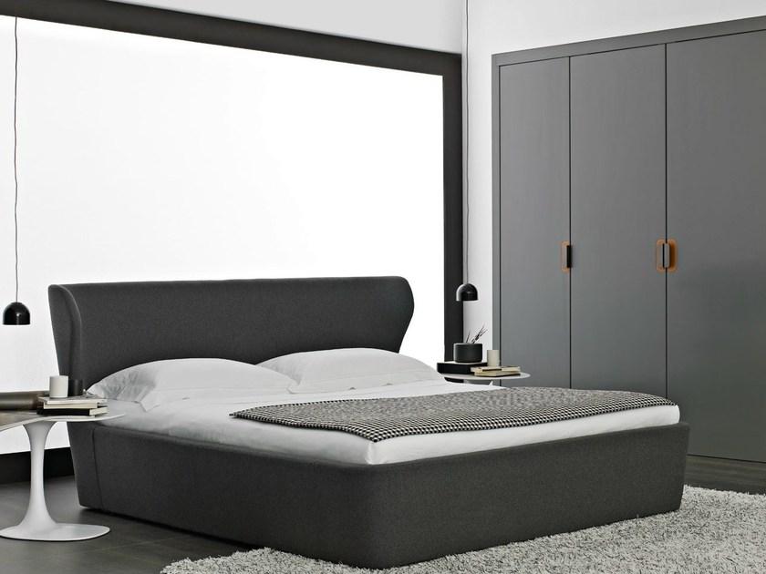 B&B Italia Двуспальная кровать из ткани с мягким изголовьем Papilio sun-id-1374177 - Вид №2