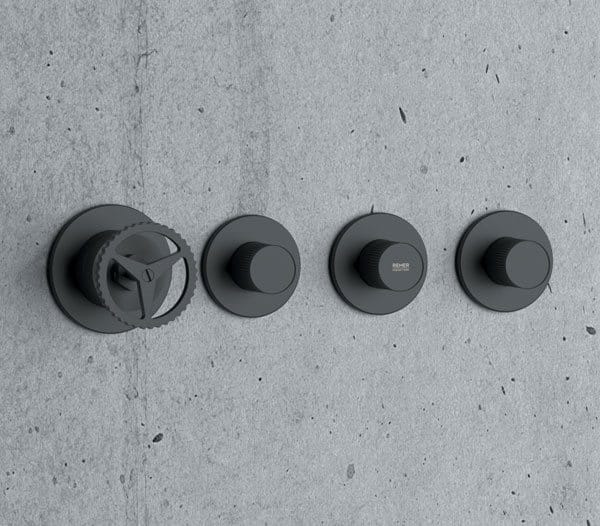 Однорычажный смеситель для душа с 4 отверстиями и переключателем Remer Rubinetterie Chrono ARCH-00051681 - Вид №1