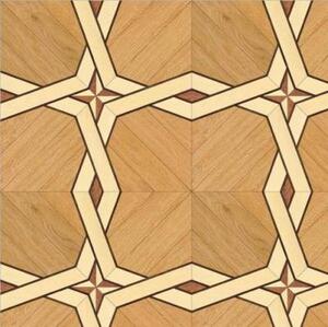 Художественный паркет Da Vinci Щитовой 26-532 Дуб (Гладкая) 500х500 мм.