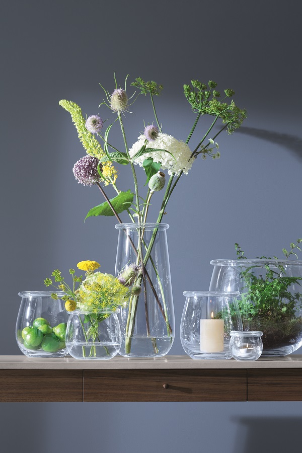 Ваза стеклянная прозрачная 15 см Collar LSA INTERNATIONAL - 300595 Прозрачный  - Вид №2