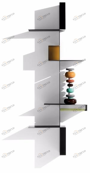 MDF Italia Модульный подвесной книжный шкаф из листового металла Random sun-id-1487685