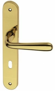 Pasini Ручка из латуни на пластине с накладкой  3300