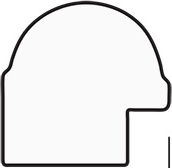 BY 0608 Зеркало в багетной раме - серебряный бамбук 24 mm EVOFORM Definite - Вид №3