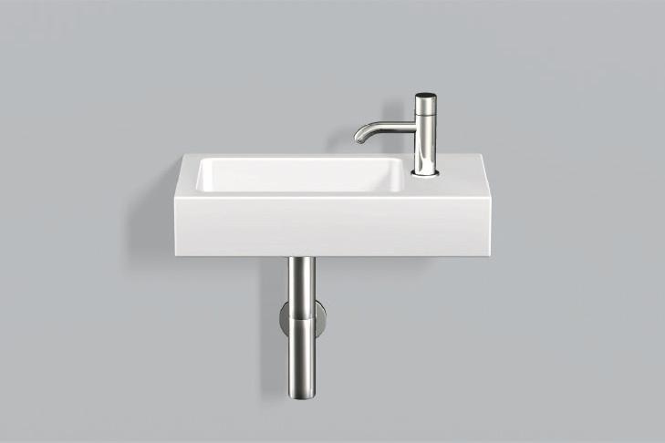 4290000401 Умывальник, wt.xs500h.l , белая, противомикробное Alape серия XS (Xplore.S) 