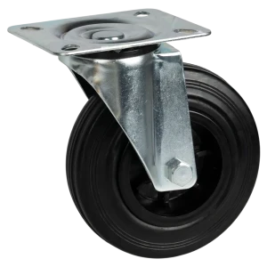 Профессиональный мебельный ролик 125 мм с крепежной пластиной 89415373