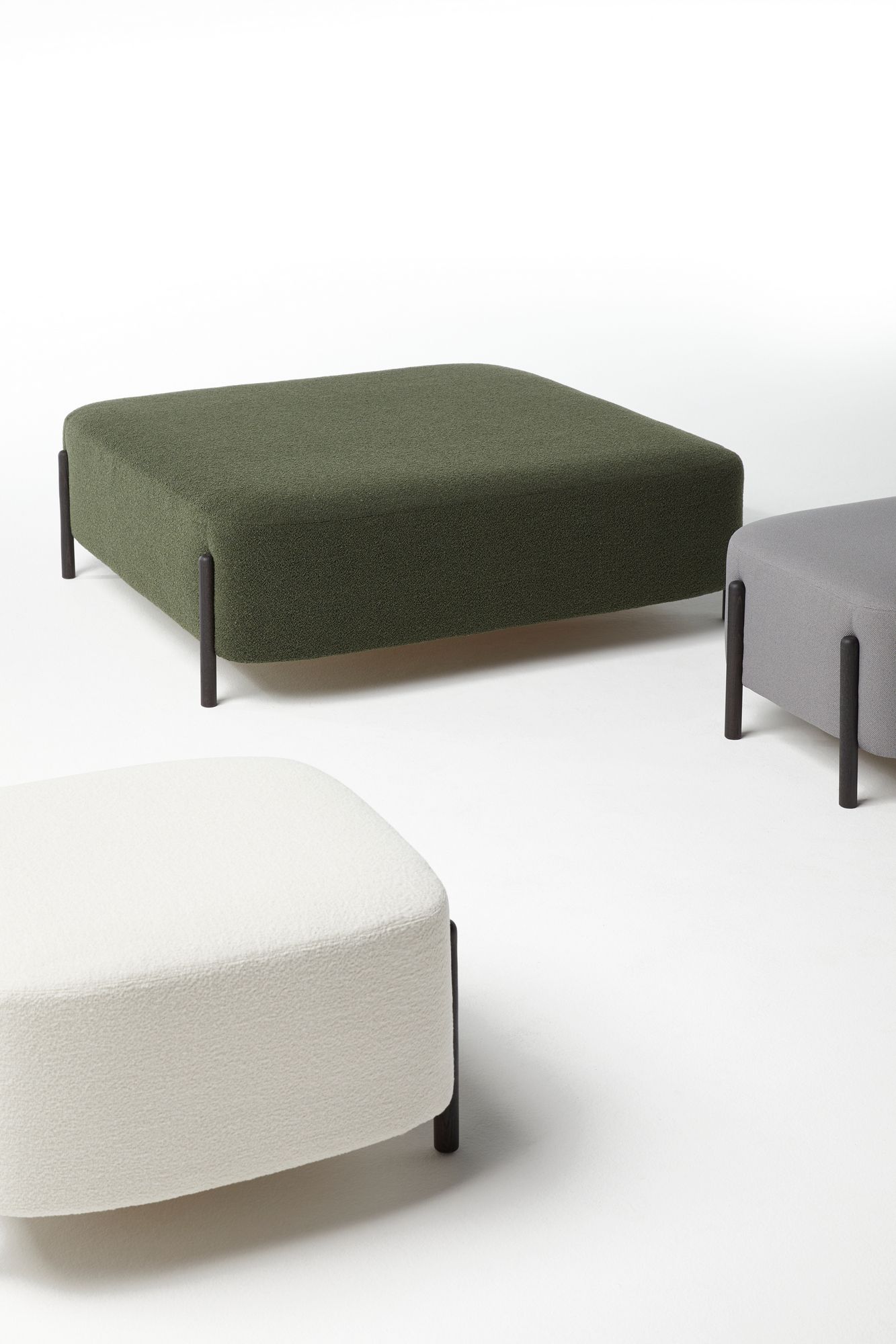 Квадратный пуф из ткани Blasco&Vila RC Wood ARCH-00113903 - Вид №5