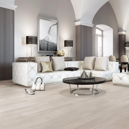 Инженерная доска Kjopmann Викинги Сигги Дуб Рустик с брашью (Текстурированная) 1300х186 мм 1100410047 - Вид №1