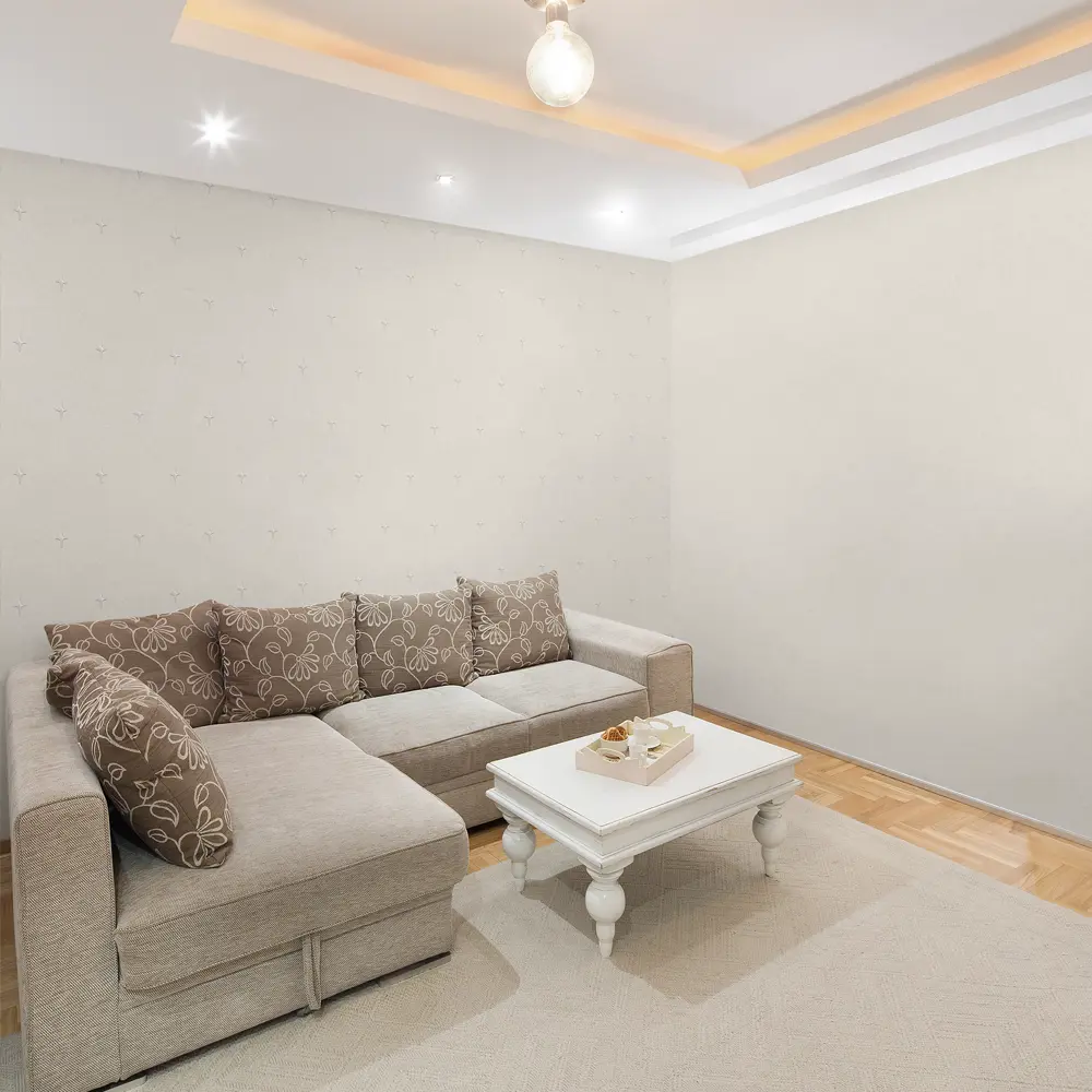 Обои флизелиновые Victoria Stenova Старк 1.06 м темно-бежевые VS587306 89463146 STLM-2091468 - Вид №4