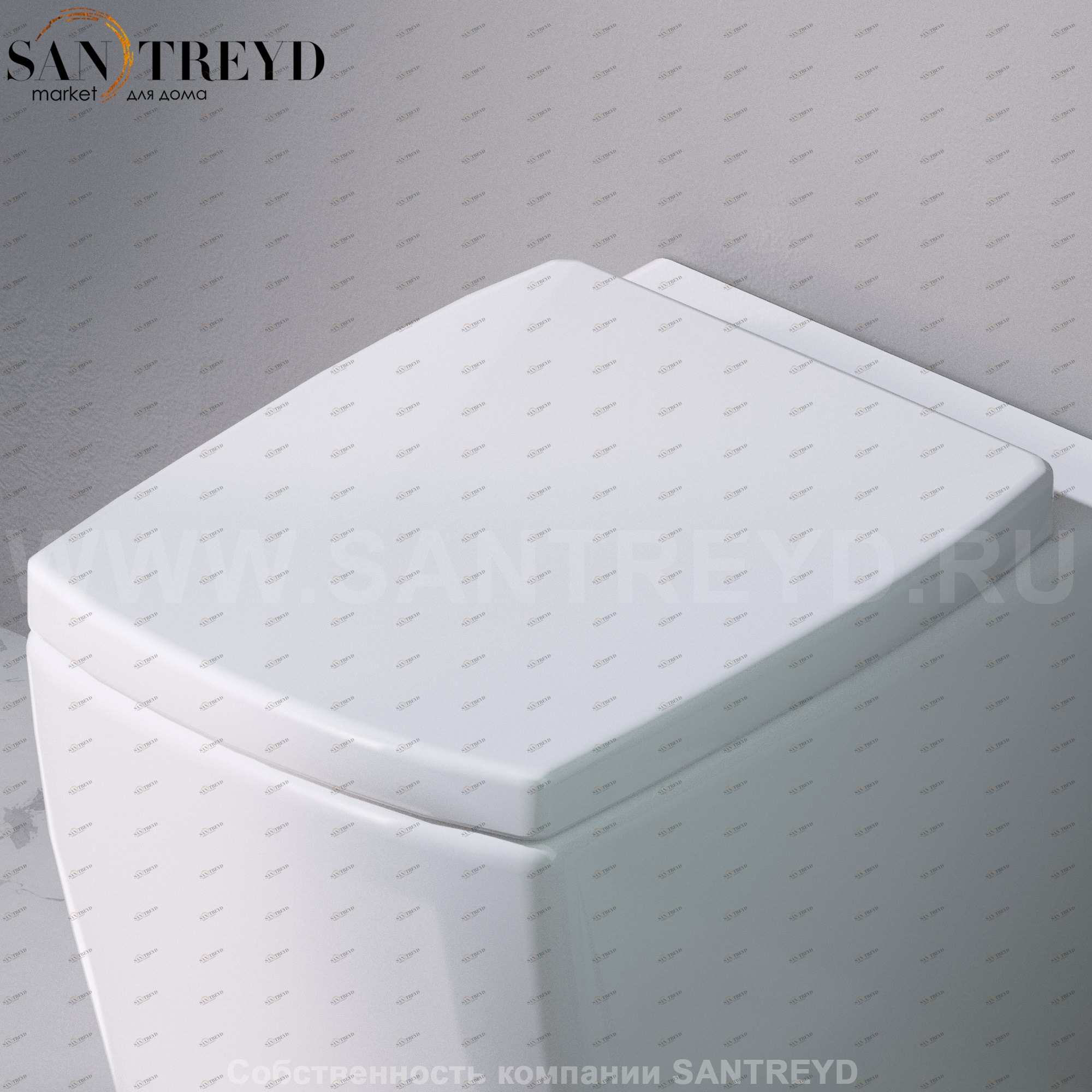 C521.100 Крышка сиденье для унитаза A. e T. Italia SQUARE AeT ITALIA C521100