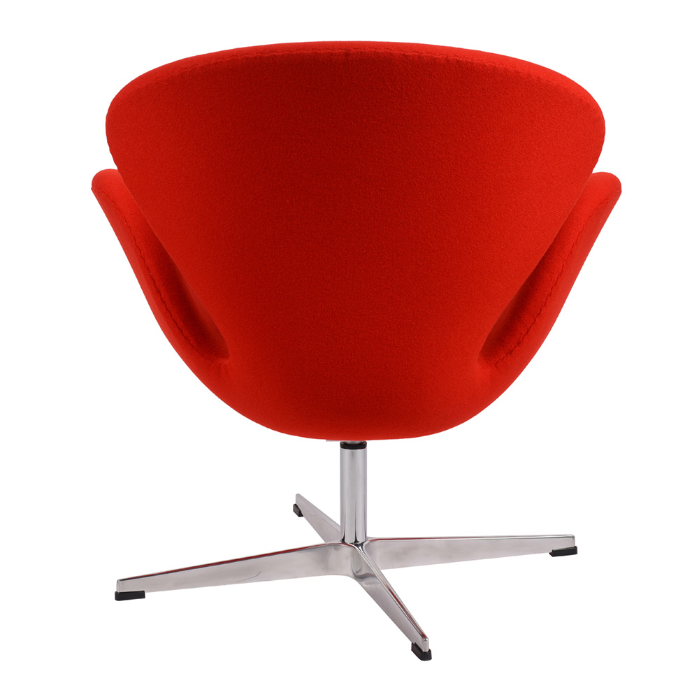 Кресло дизайнерское красное Arne Jacobsen SOHO DESIGN ДИЗАЙНЕРСКИЕ, SWAN 131544 Красный  - Вид №3