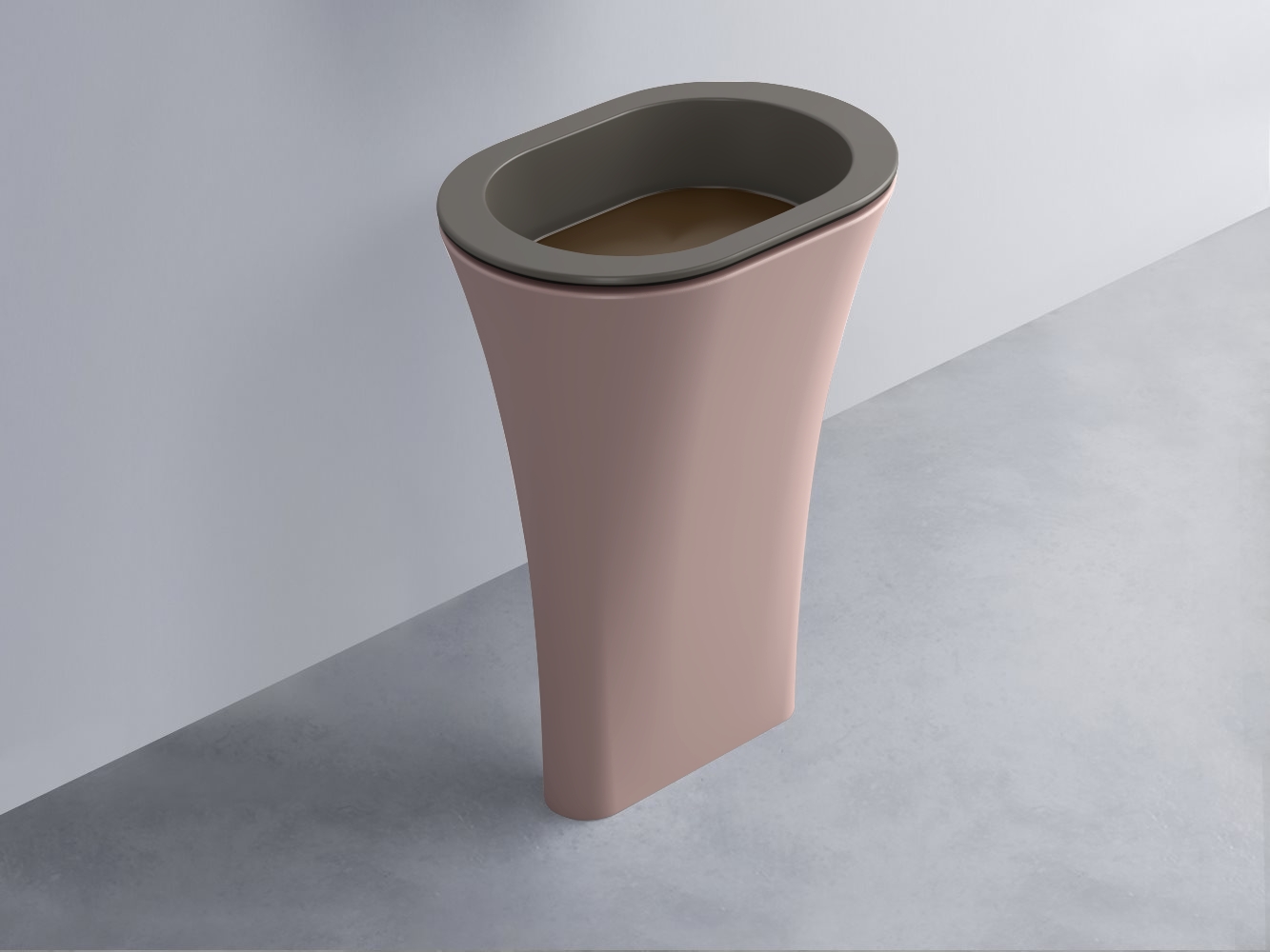 AMLA65-FN+AMPILO-CA+AMCOLO-CP Раковина Amedeo Ovale отдельностоящая cielo Enjoy + Amedeo Ceramica Cielo