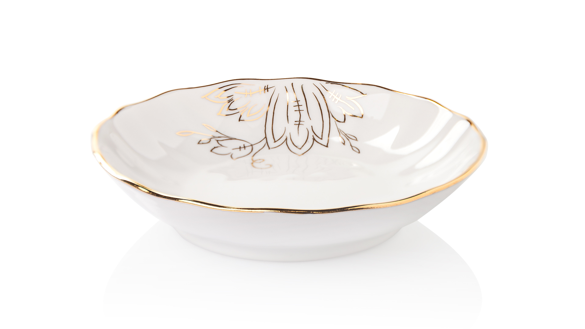 10617384 Мануфактуры Гарднеръ в Вербилках Чашка с блюдцем 100 № 7 "Сувенирная" Фарфор, Керамика  - Вид №3