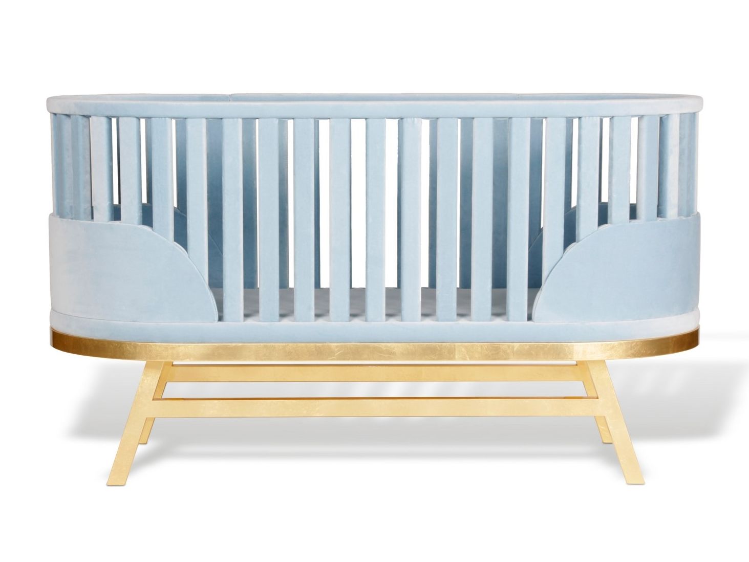 Бархатная детская кроватка ROYAL STRANGER PRINCE SANTI ARCH-00020089