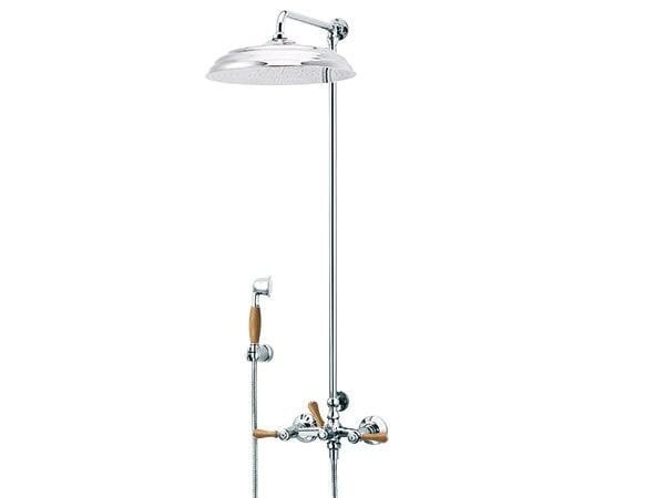 Латунная душевая колонна с ручным душем rvb 1935 WOOD ARCH-00011039