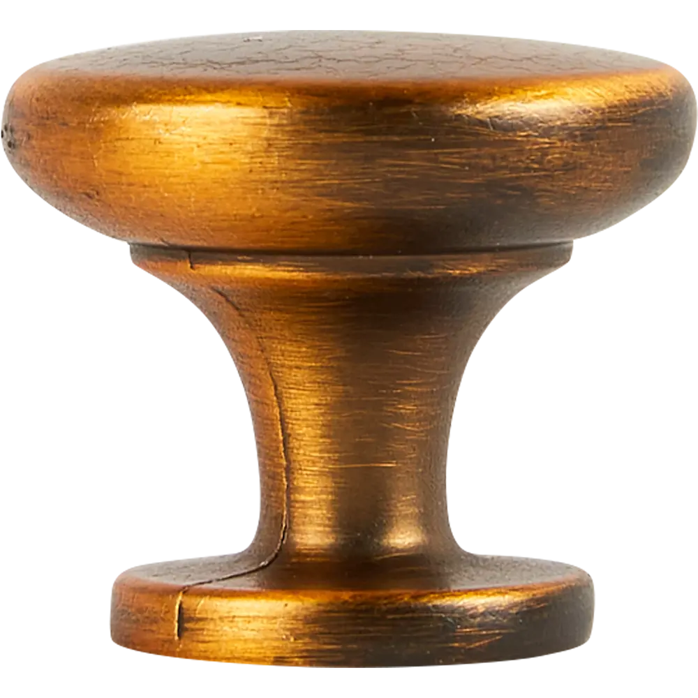 86925631 Ручка-кнопка мебельная 7501 30x100 мм, цвет состаренная медь STLM-1012610 EDSON  - Вид №1