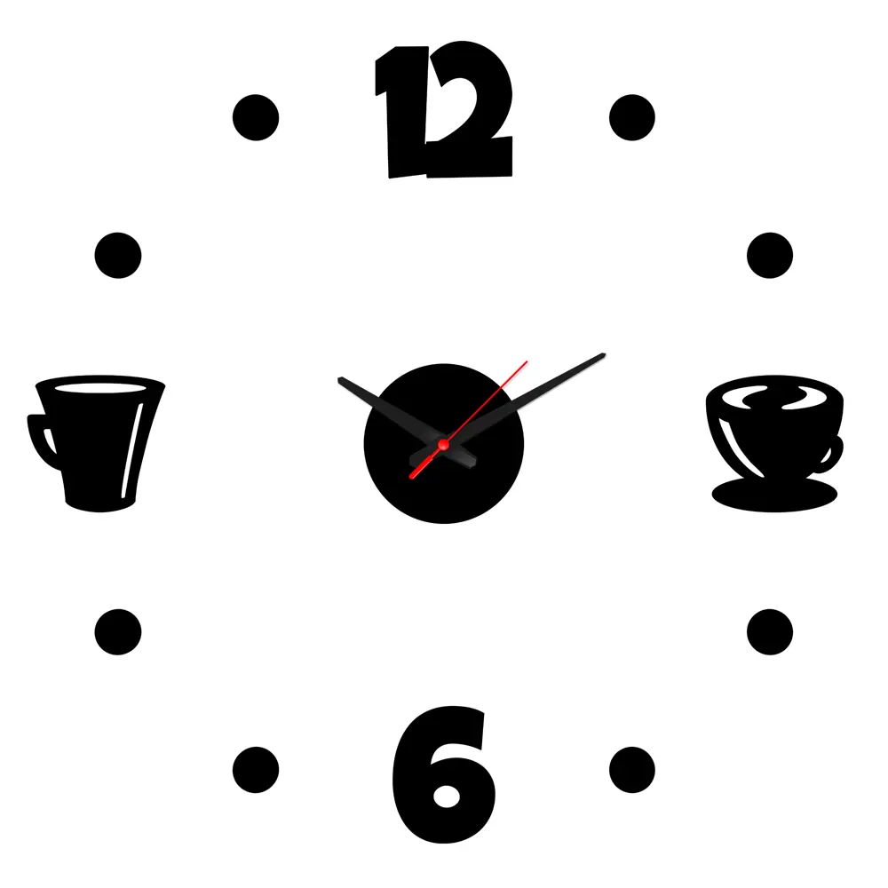 Часы настенные Постер-лайн 70807 ø80 см цвет черный STLM-2041741