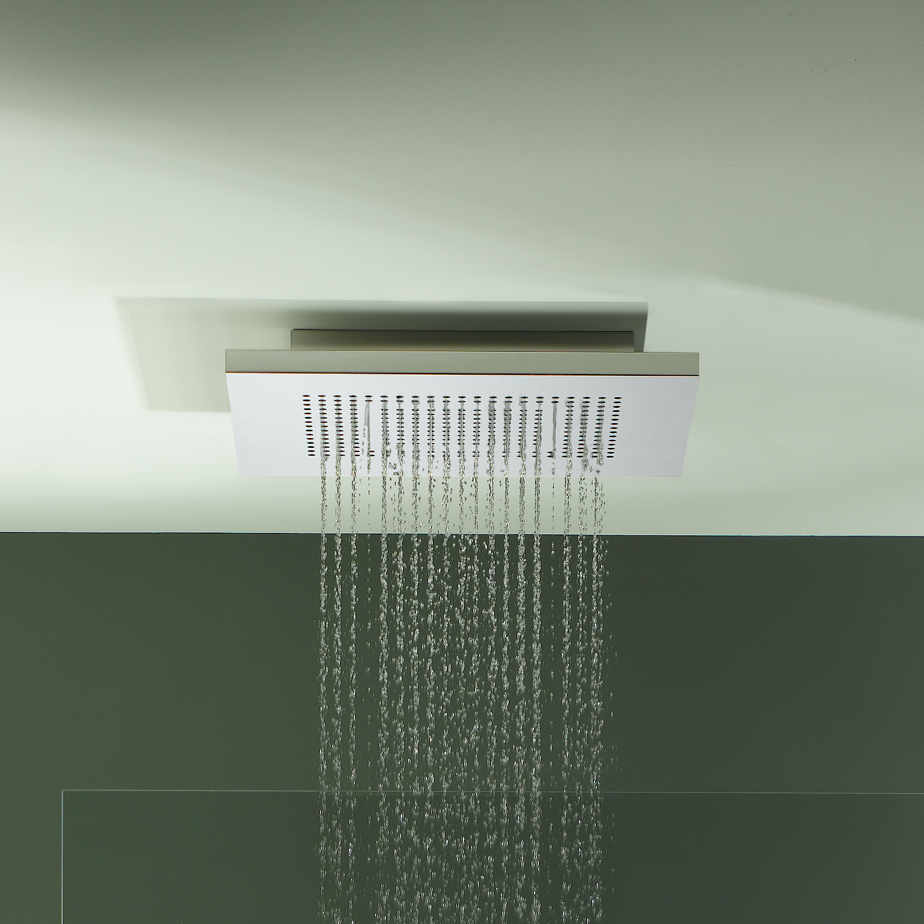 BIG RAIN Дождевая панель для установки на потолок или потолочную подконструкцию – матовая нержавеющая сталь DornBracht 41400979-86 - Вид №1
