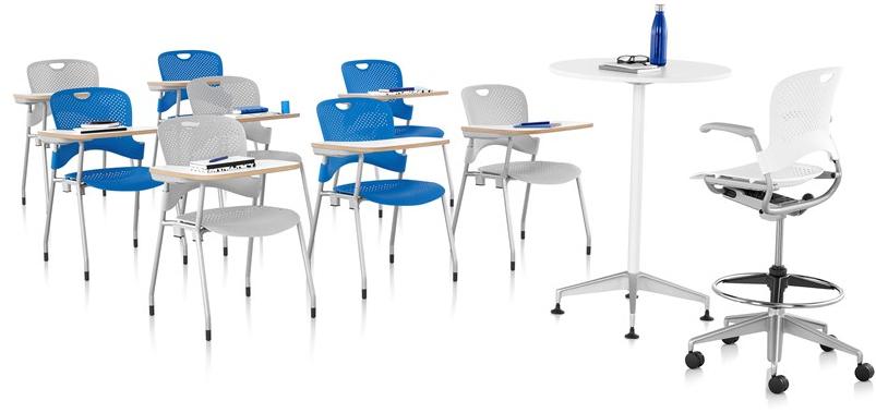 Herman Miller Поворотный офисный стул из нейлона с 5 спицами и подлокотниками Caper sun-id-1506832 - Вид №6