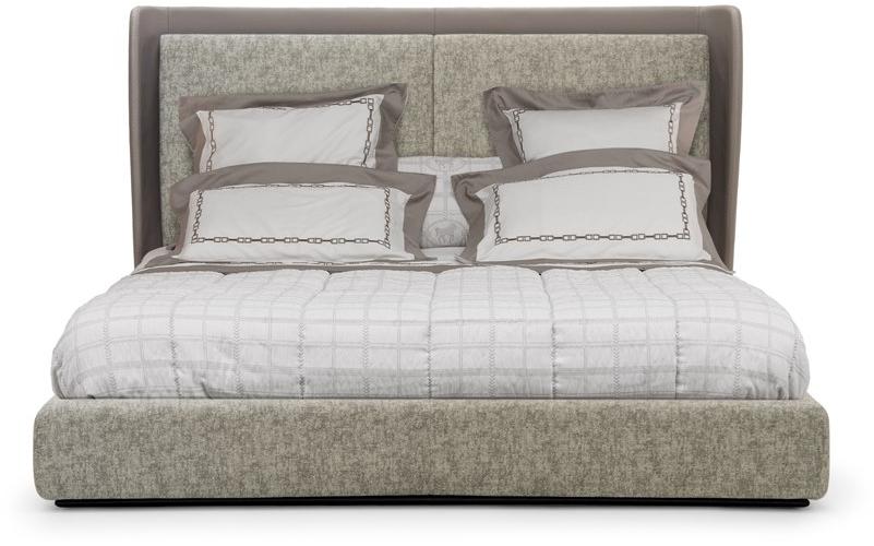 Formitalia Двуспальная кровать с обивкой из ткани sun-id-1435946 - Вид №1