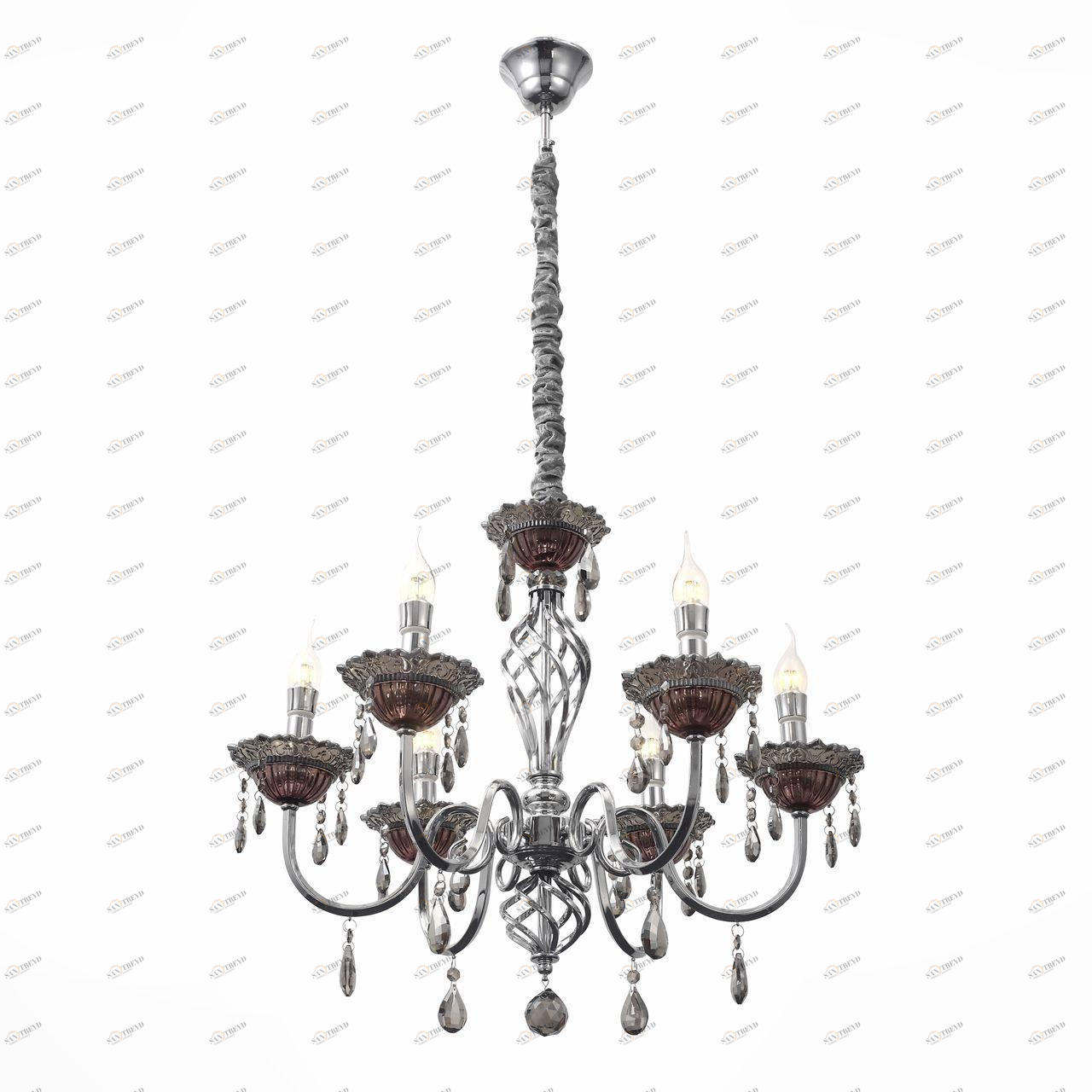 Подвесная люстра ST Luce SL139.103.06 ST LUCE ДИЗАЙНЕРСКИЕ 057892 Хром 