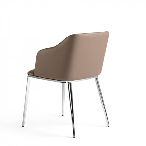 063674 Стул коричневый Angel Cerda F3201