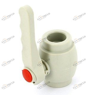 Кран 32 полипропилен шаровой ручка FV-PLAST 301032