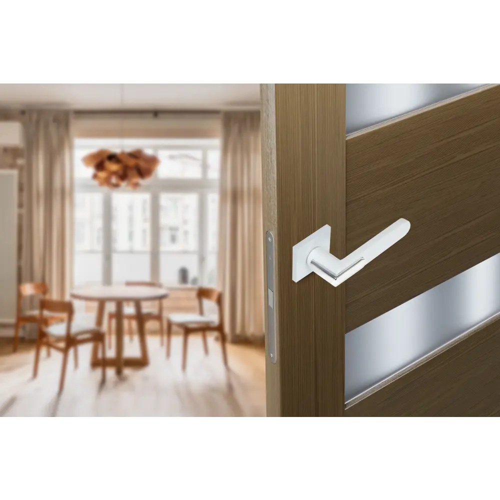 Дверные ручки Edson EDS-178B-Q2 белые для межкомнатных дверей 85170512 STLM-0059408 - Вид №8