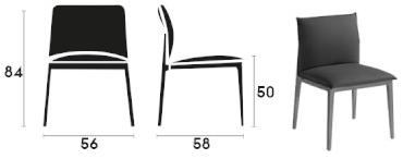 Capdell Стул из мягкой ткани She sun-id-1424625 - Вид №9