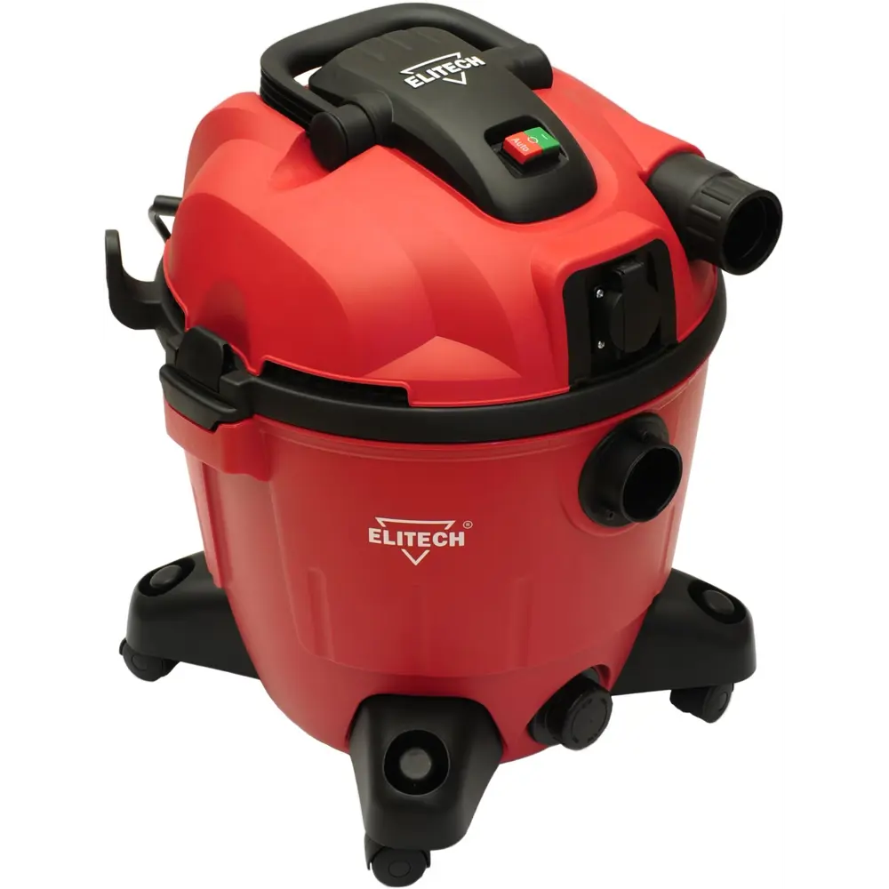 Пылесос строительный Elitech ПС 1235А, 1200 Вт, 35 л STLM-2126441